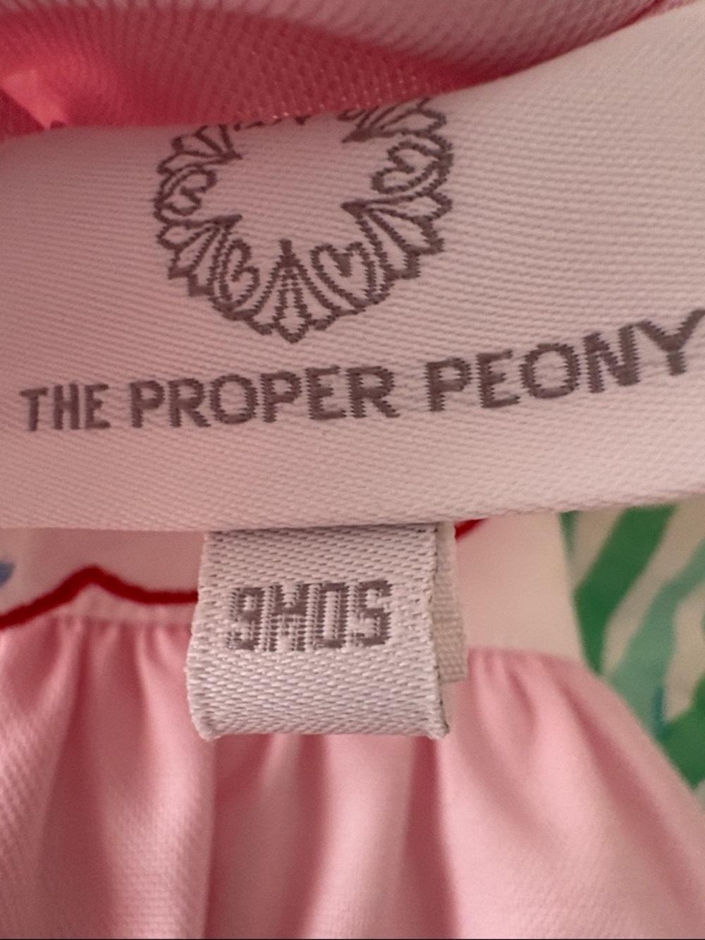 THE PROPER PEONY - Pink Baby Bubble Romper with Strawberry Pockets - Picture 9 of 10